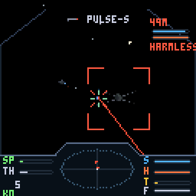 Pulse laser firing