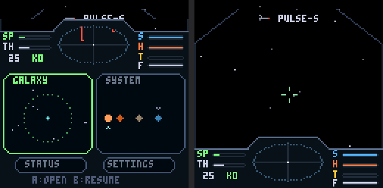 The flight dashboard