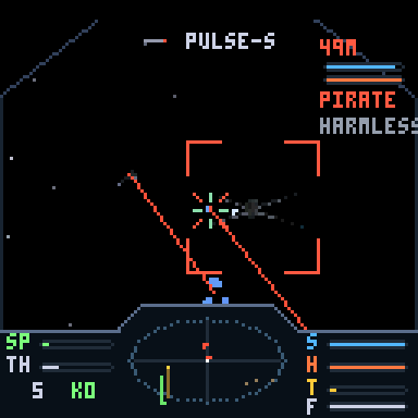 Flight HUD in combat