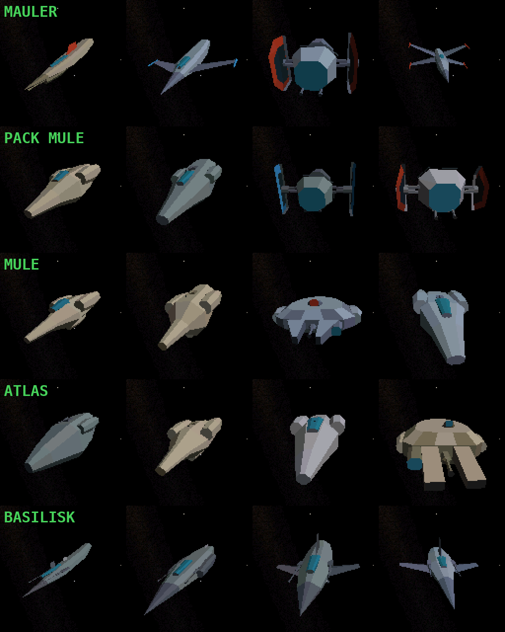 Hull classes MAULER to BASILISK