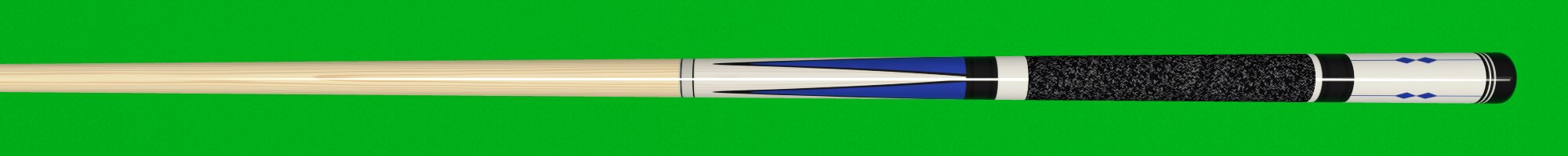 The butt of the Blue Note cue