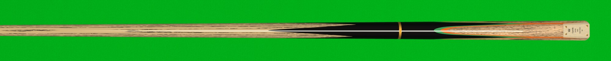 The butt of the Jubilee cue