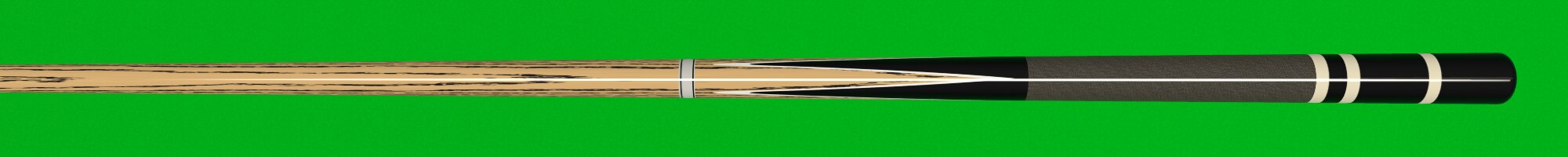 The butt of the Ashpool cue