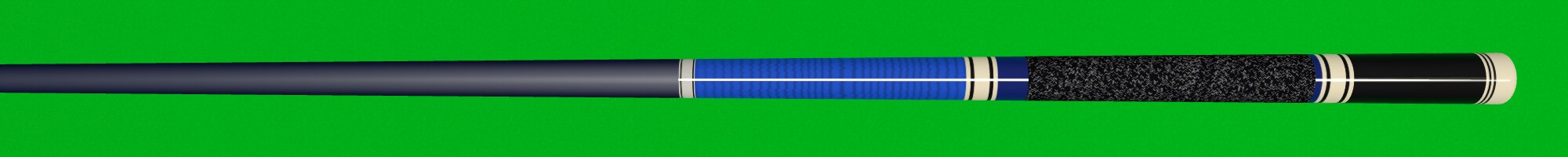 The butt of the Cobalt cue