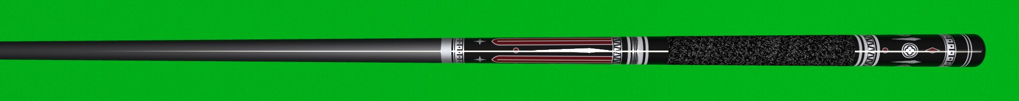 The butt of the Obsidian cue