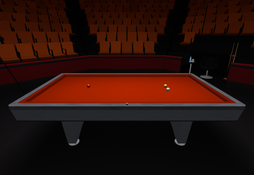 A carom table, with no pockets at all