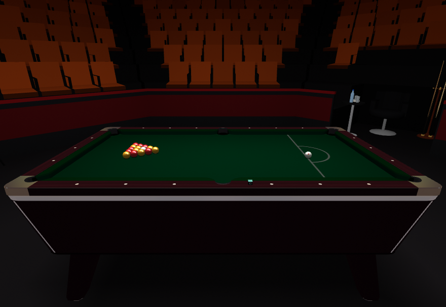 UK 8-ball racked