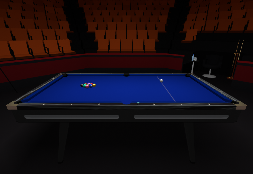 A 9-ball table