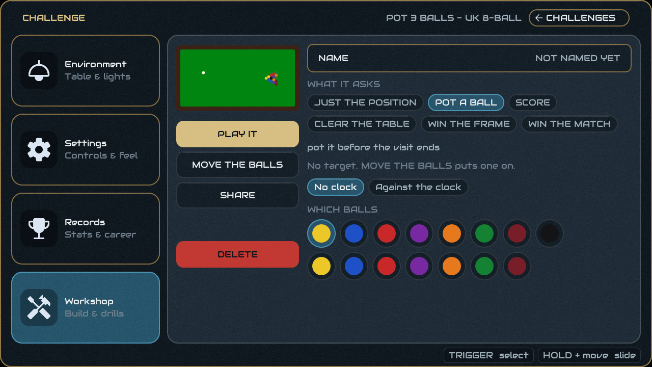 A challenge's page