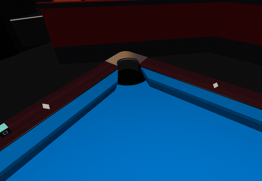 An American corner pocket
