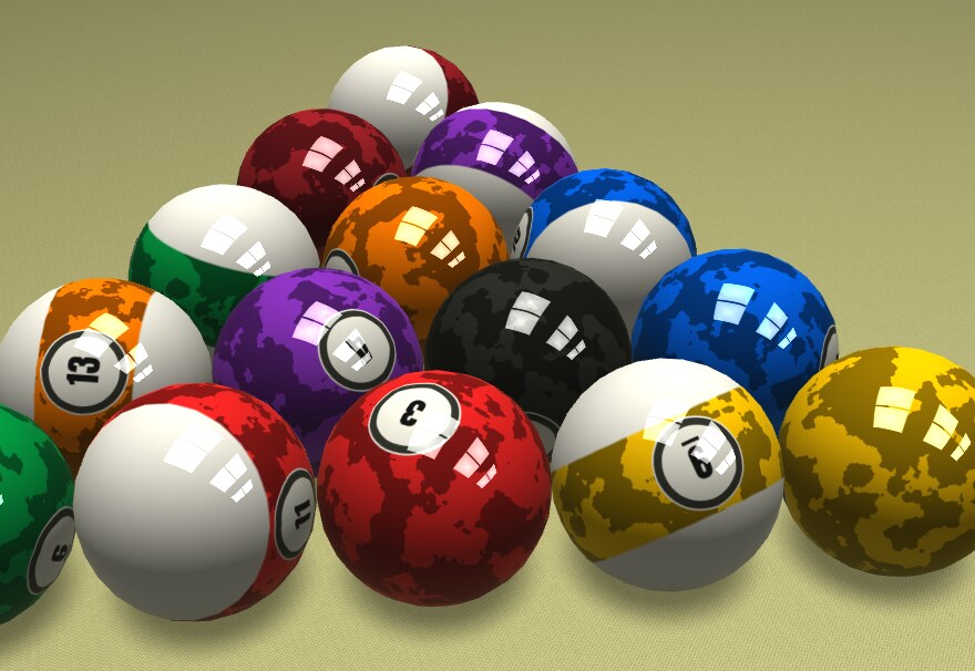 The CAMO ball set
