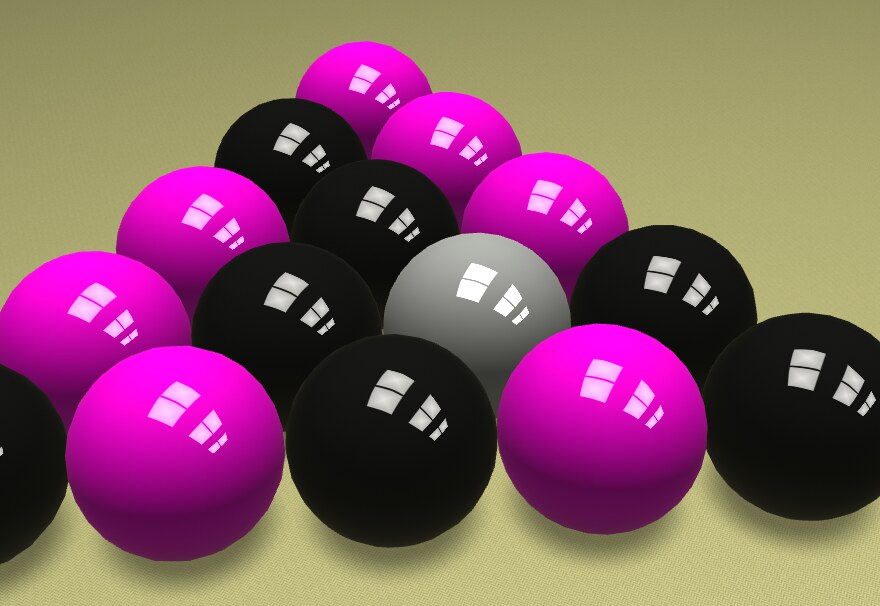 The HOT PINK ball set