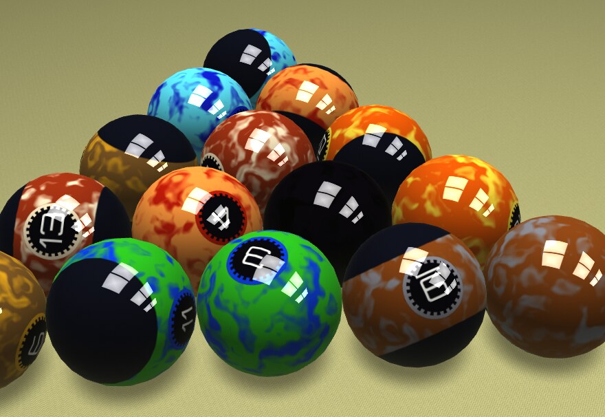 The PLANETS ball set