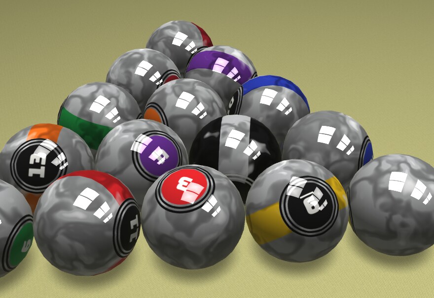 The SILVER ball set