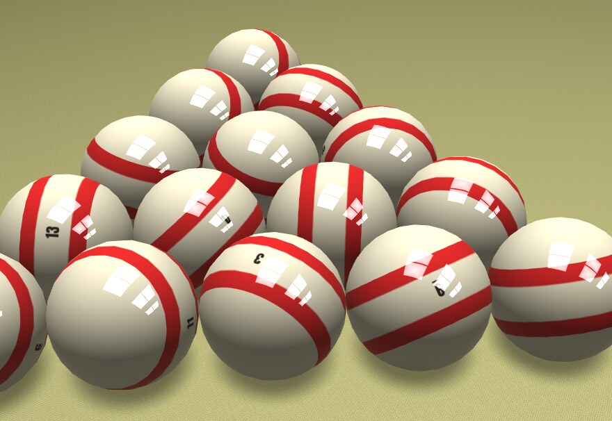 The TENPIN ball set