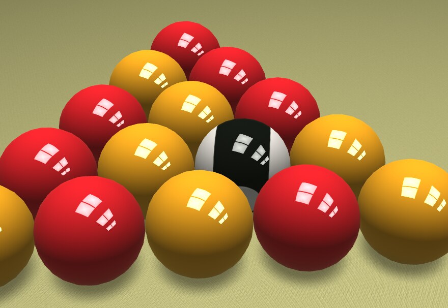 The UK Y/R ball set