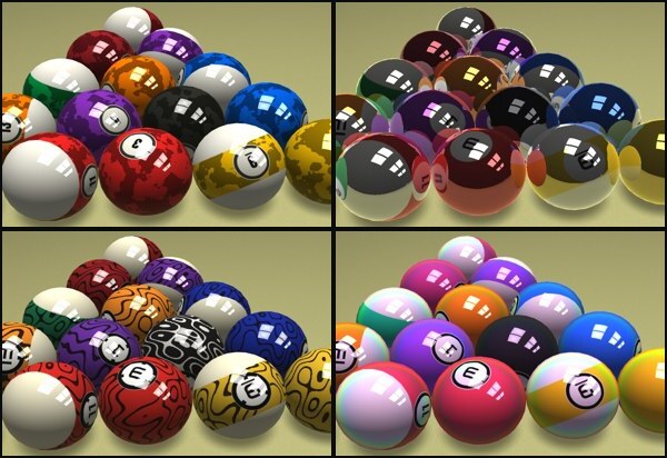 Four ball sets