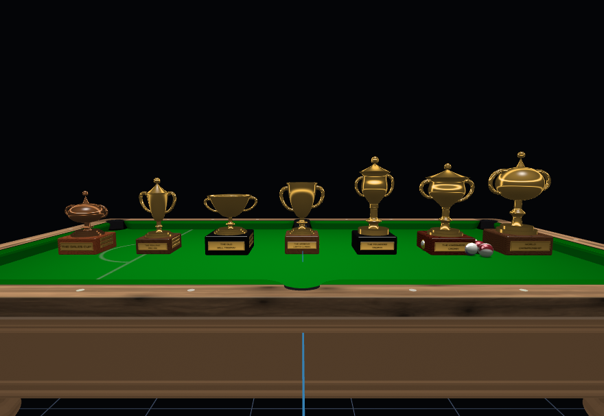 Trophies from a club league to the World Championship