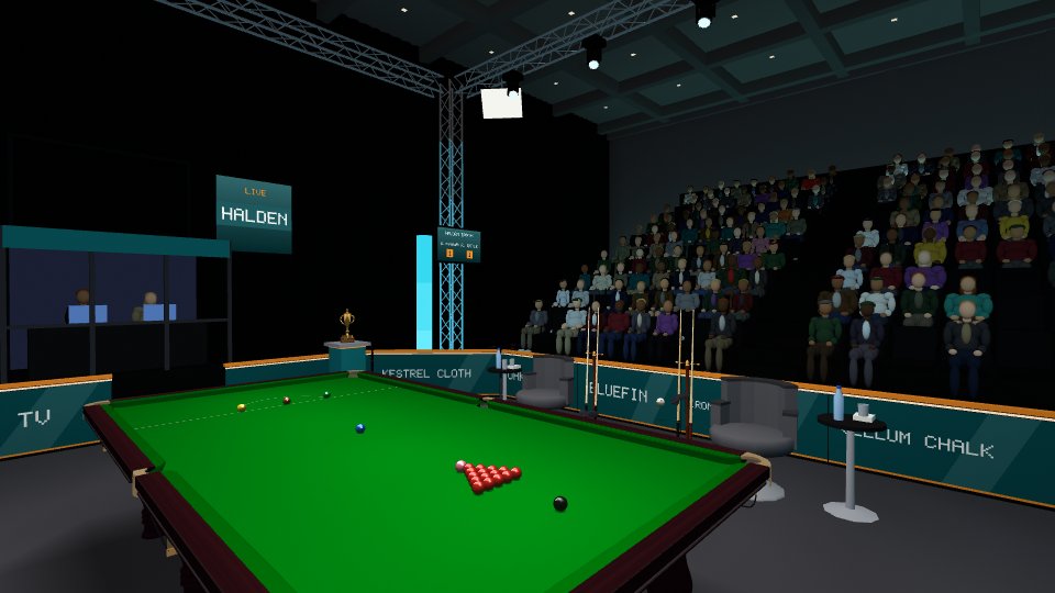 A championship arena in a ballroom
