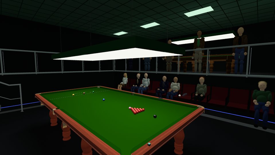 A club's show table in a pit